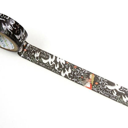 Fairy Tale Gem Series Gold Foil Washi Tape - Wild Swans