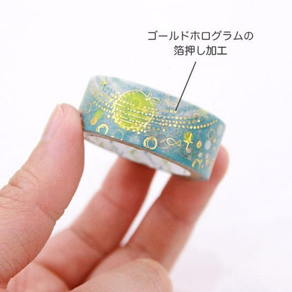 Kenji Miyazawa's Theater Series Gold Foil Washi Tape - Yamanashi 3