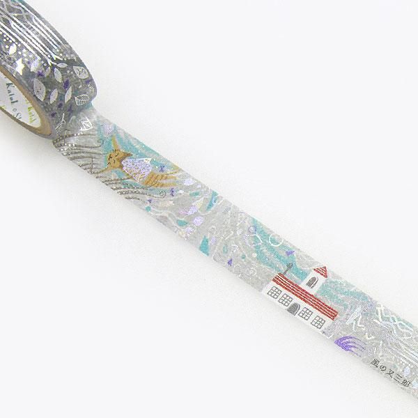 Kenji Miyazawa's Theater Series Silver Foil Washi Tape - Matasaburo of the Wind