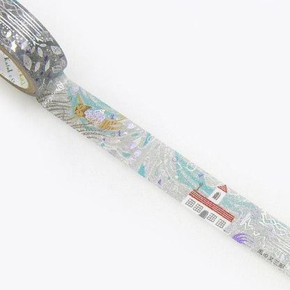 Kenji Miyazawa's Theater Series Silver Foil Washi Tape - Matasaburo of the Wind