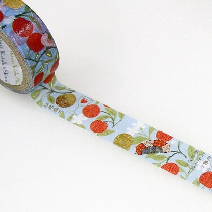 Literature Walk Series Gold Foil Washi Tape - Toson Shimazaki 2 First Love