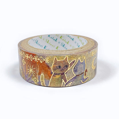 Kenji Miyazawa's Theater Series Gold Foil Washi Tape - Night On The Galactic Railroad Ⅴ