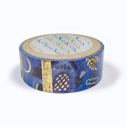 Kenji Miyazawa's Theater Series Gold Foil Washi Tape - Restaurants with large orders 2