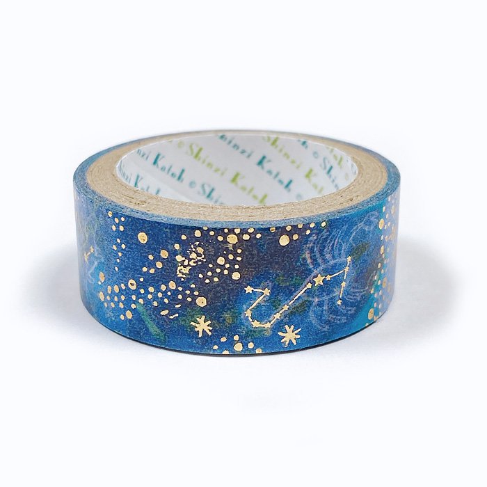 Kenji Miyazawa's Theater Series Gold Foil Washi Tape - Song of the Stars 2