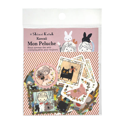 Sparkling Foil Flake Sticker - Kawaii Mon Peluche