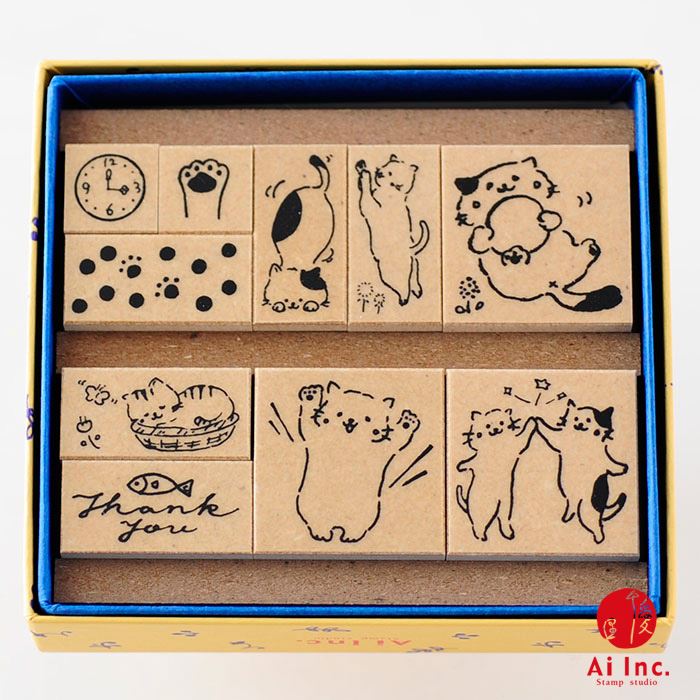 Animal Stamp Set - Kitten