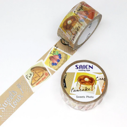 Saien Special Foil Washi Tape Series Japanese Girl Stationery EXPO Limited Edition - Sweet Photo