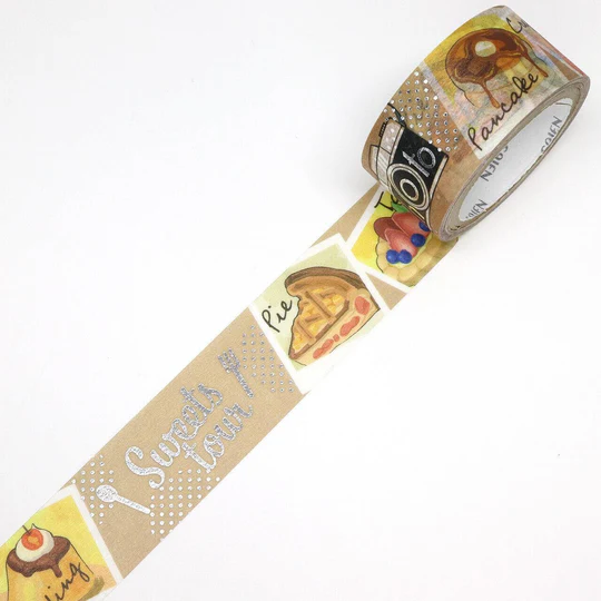 Saien Special Foil Washi Tape Series Japanese Girl Stationery EXPO Limited Edition - Sweet Photo