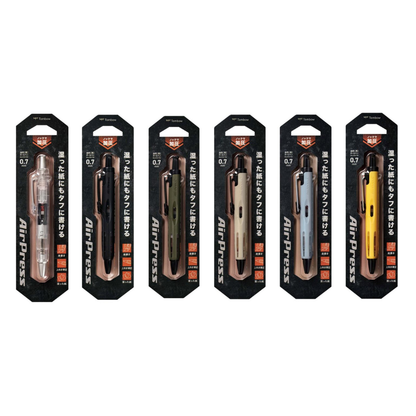 AirPress Field Gear Colors 0.7mm Retractable Ballpoint Pen