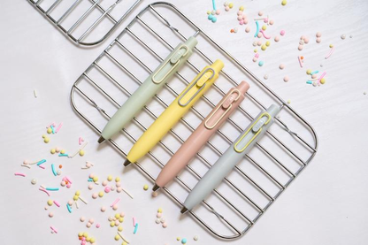 Uni-ball One P Gel Pen - Mariage Color - White Mint / Cheese / Rose Milk / Black Sesame 