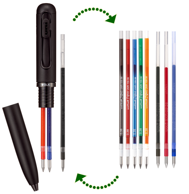 Uni-ball one 3 0.38mm / 0.5mm Gel Pen