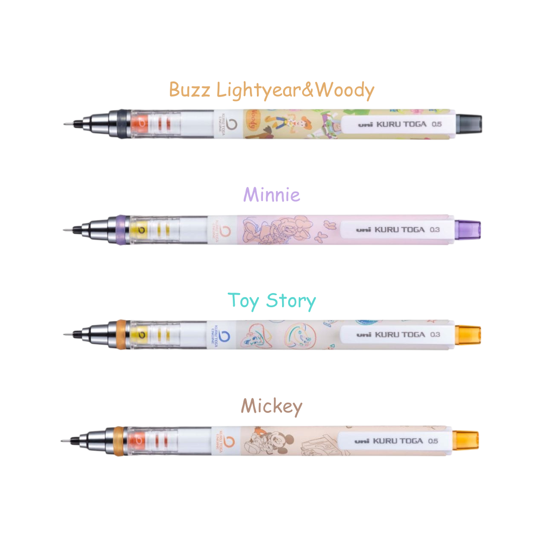Kuru Toga 0.5mm Mechanical Pencil - Disney / Toy Story