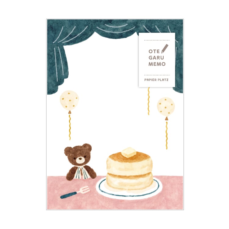 Bear and Sweets Animal Memo Pad / Notepads