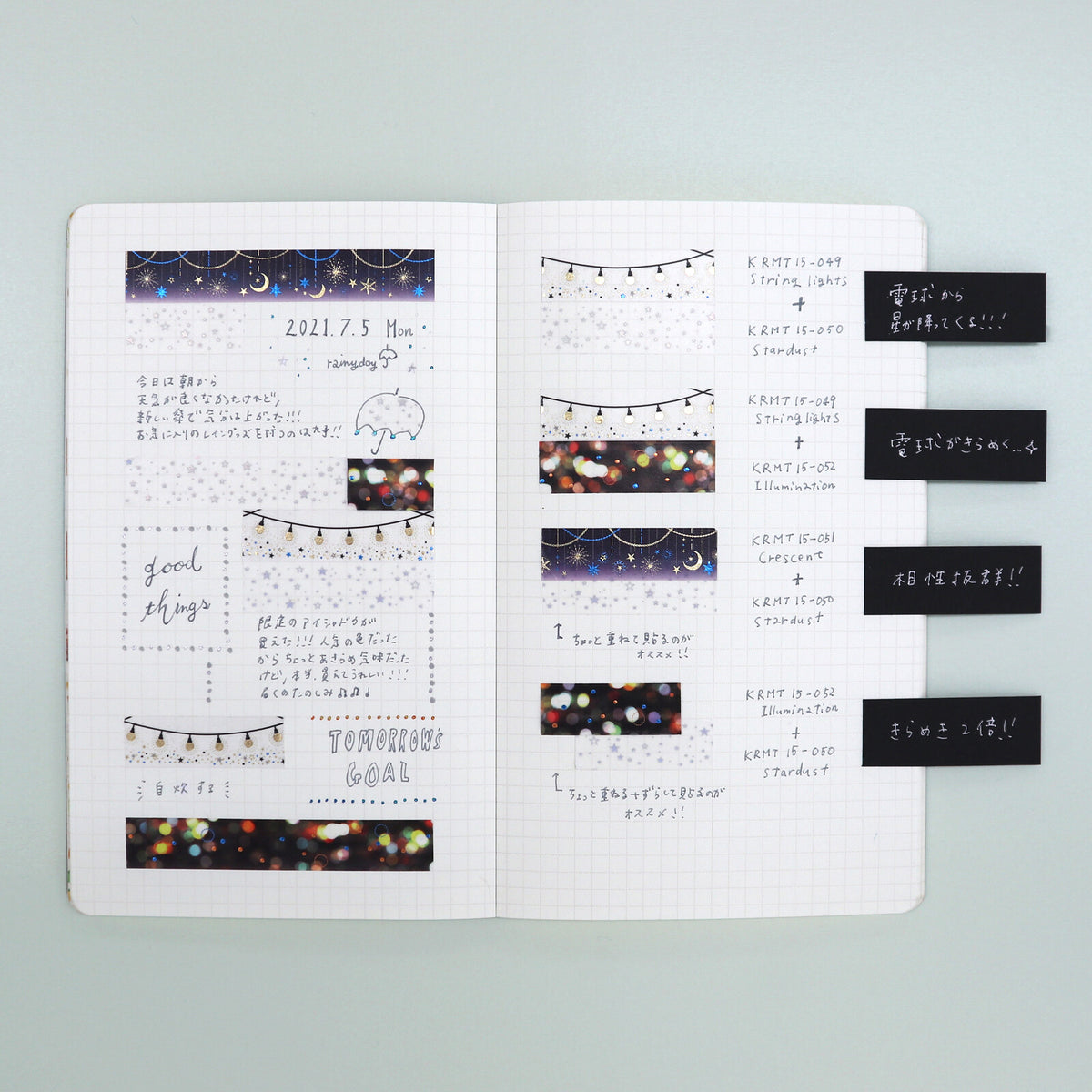 KiraKira Collection Foil Washi Tape - Stardust