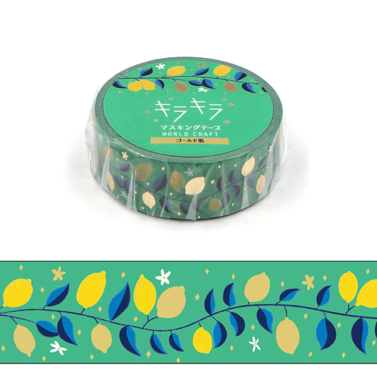 KiraKira Sparkling Collection Vol.9 Foil Washi Tape - Lemon