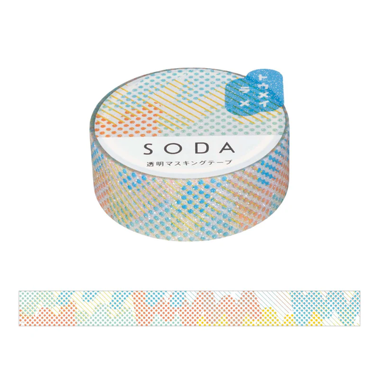 Hitotoki SODA Glitter Clear Tape Series - Spray