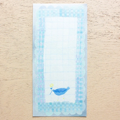 Mini Note Pad Series designed by Chihiro Sonoda - TORI isogi goaisatsumade