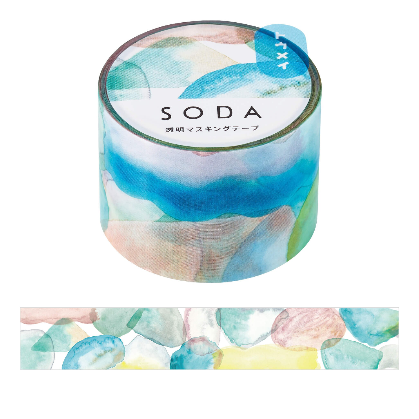 Hitotoki SODA Clear Tape Series - Watercolor