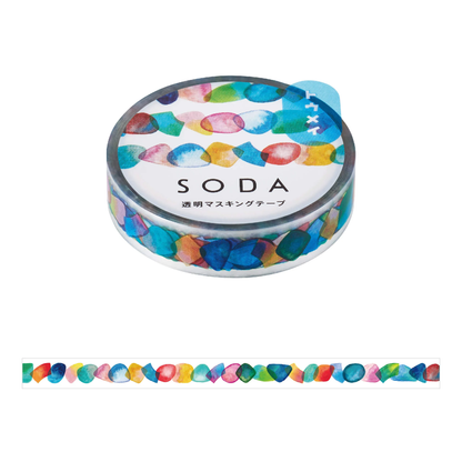 Hitotoki SODA Clear Tape Series - Drops