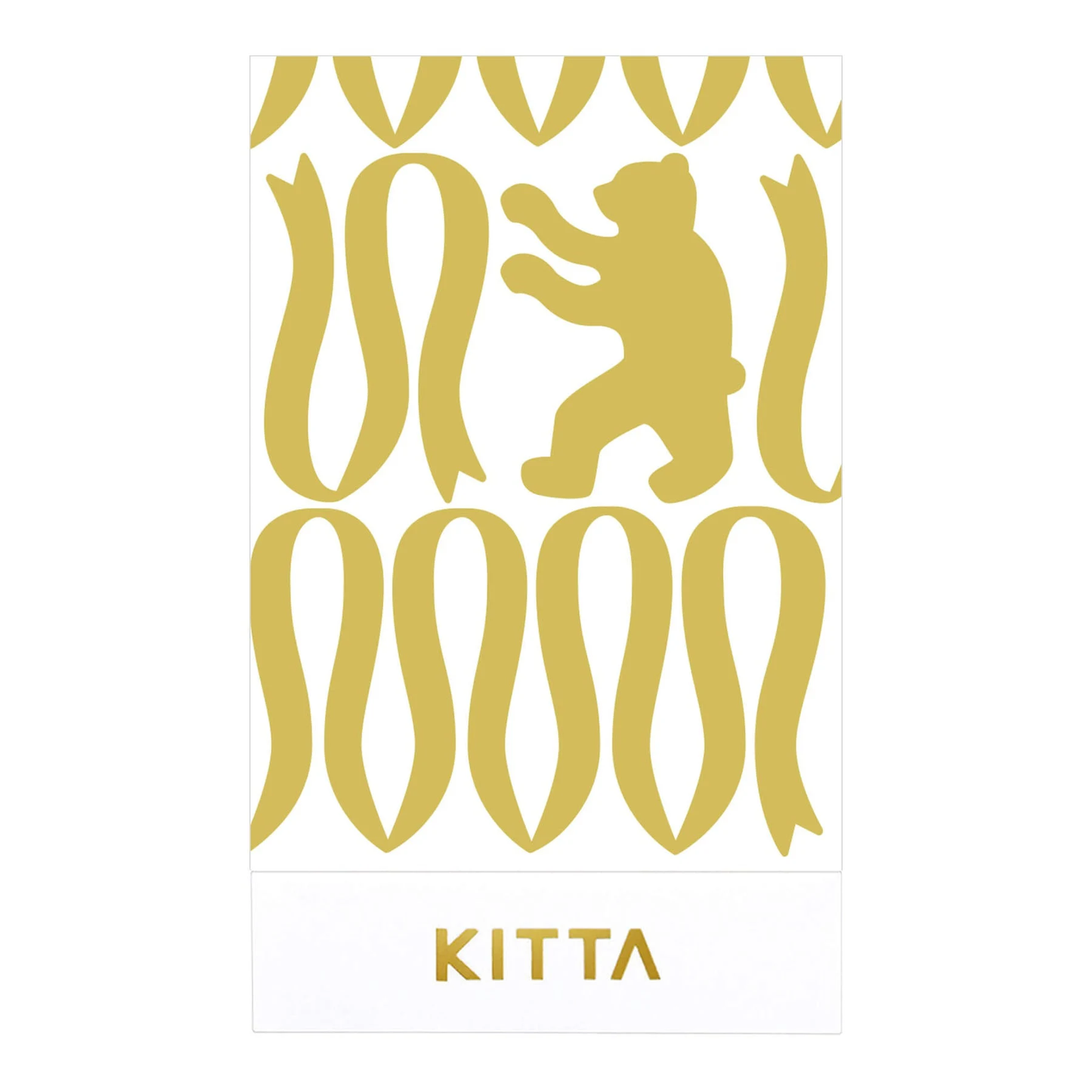 Hitotoki KITTA Clear Series PET Gold Foil Portable Sticker - Parts