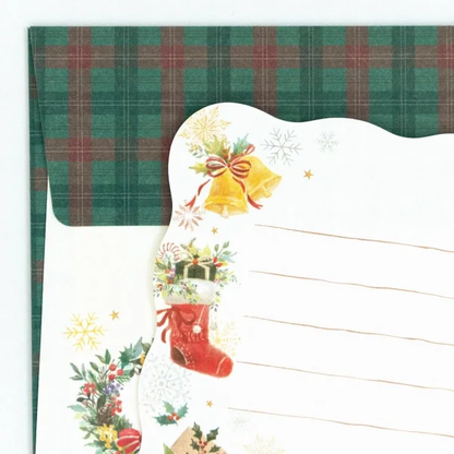 Mini Die-cut Letter Writing Set Autumn Series - Winter Happiness