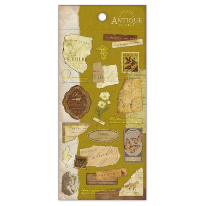 Antique Gold Foil Sticker Series - Mastard