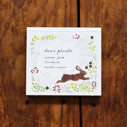 Memo Pad Series designed by Midori Asano - Dear Plants