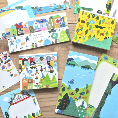 Mini Note Pad Series designed by Narumi Suzuki - Animal Life