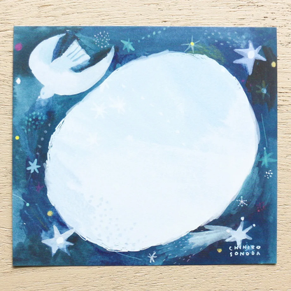 Memo Pad Series designed by Chihiro Sonoda - Starry Day