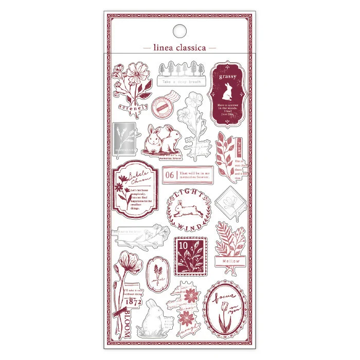 Linea Classica Foil Sticker Series - Rabbit