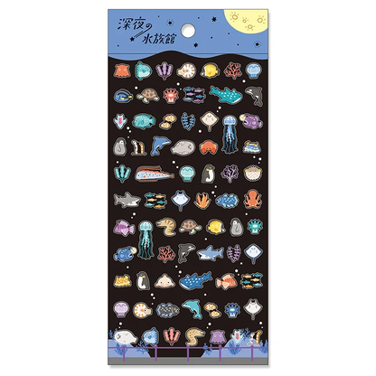 Midnight Sticker Series - Aquarium