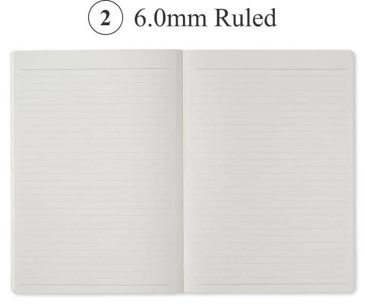 LIMEX A5 Water Resistant Book Cover Notebook (Log-per-Page Format / Ruled)