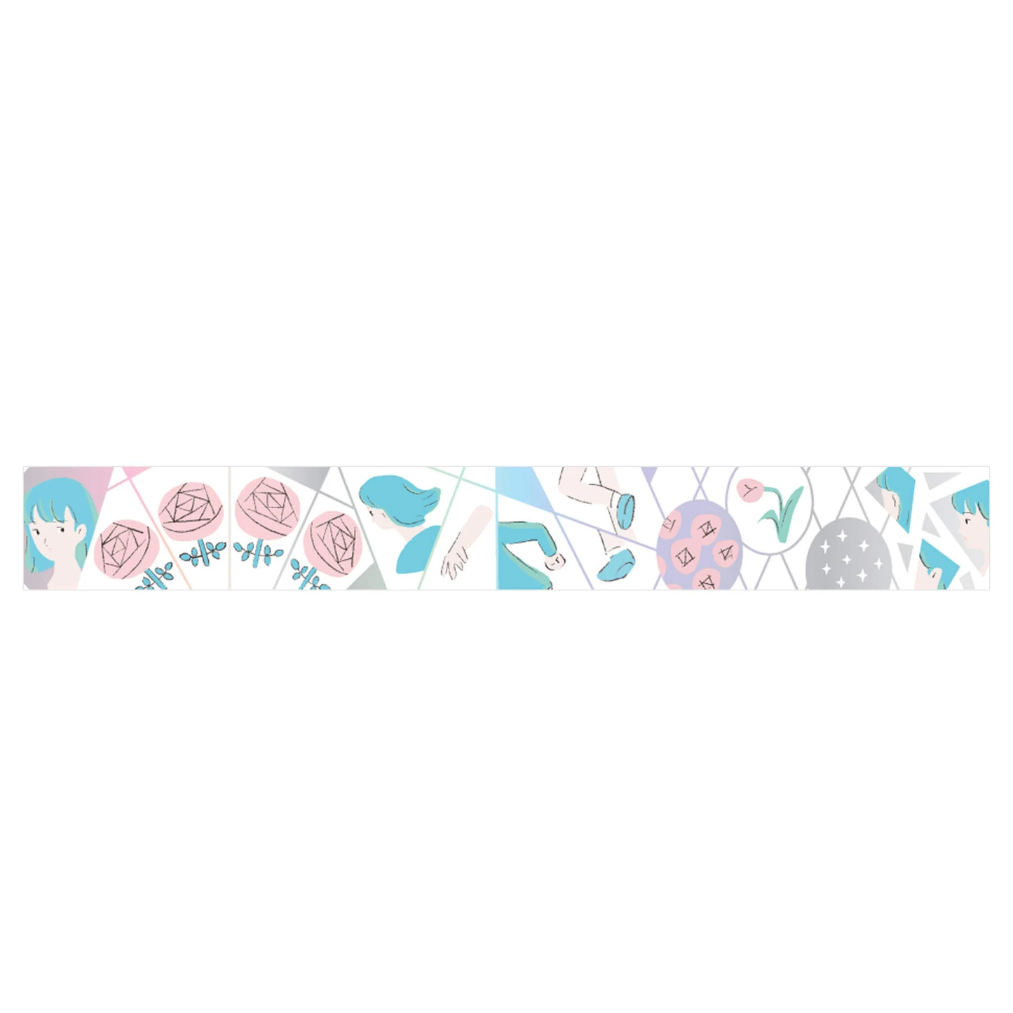 Hitotoki SODA Aurora Foil Clear Tape Series - Mirror