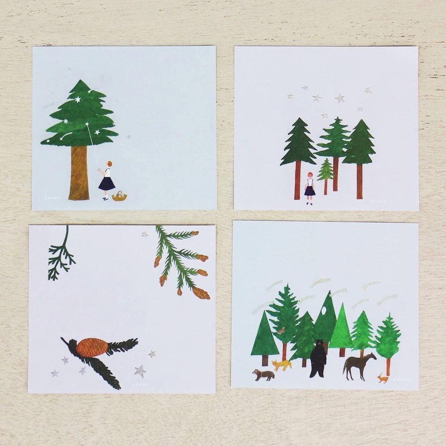 Memo Pad Series designed by Nishi Shuku - Forest