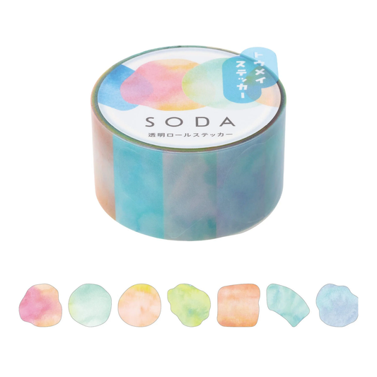 Hitotoki SODA Sticker Clear Tape Series - Pallet