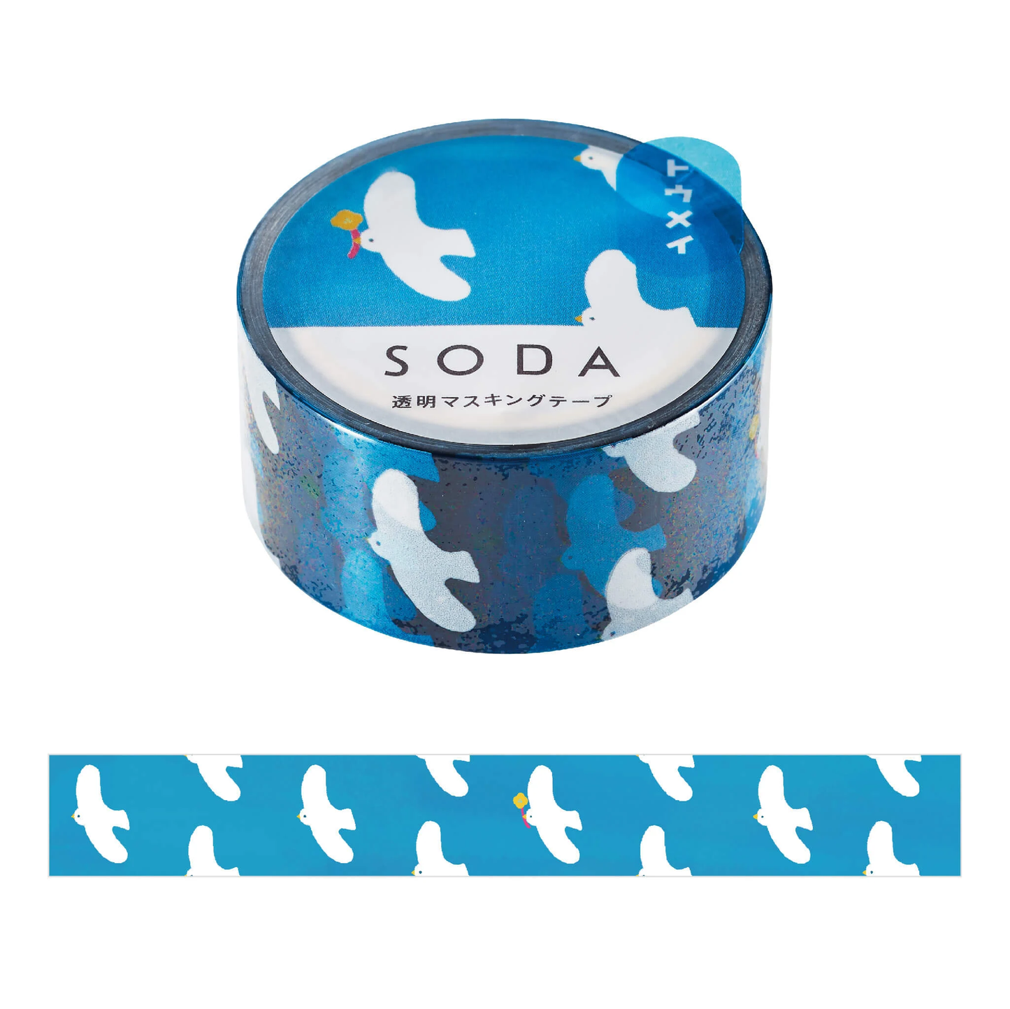 Hitotoki SODA Clear Tape Series - Blue Sky