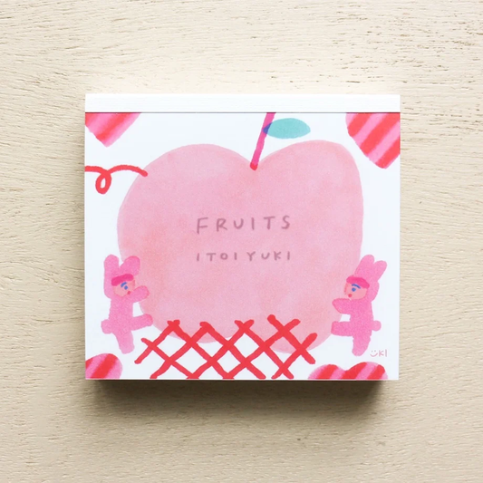 Memo Pad Series designed by Itoi Yuki - Fruits