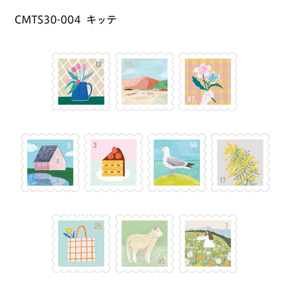 Hitotoki SODA Sticker Clear Tape Series - Stamp