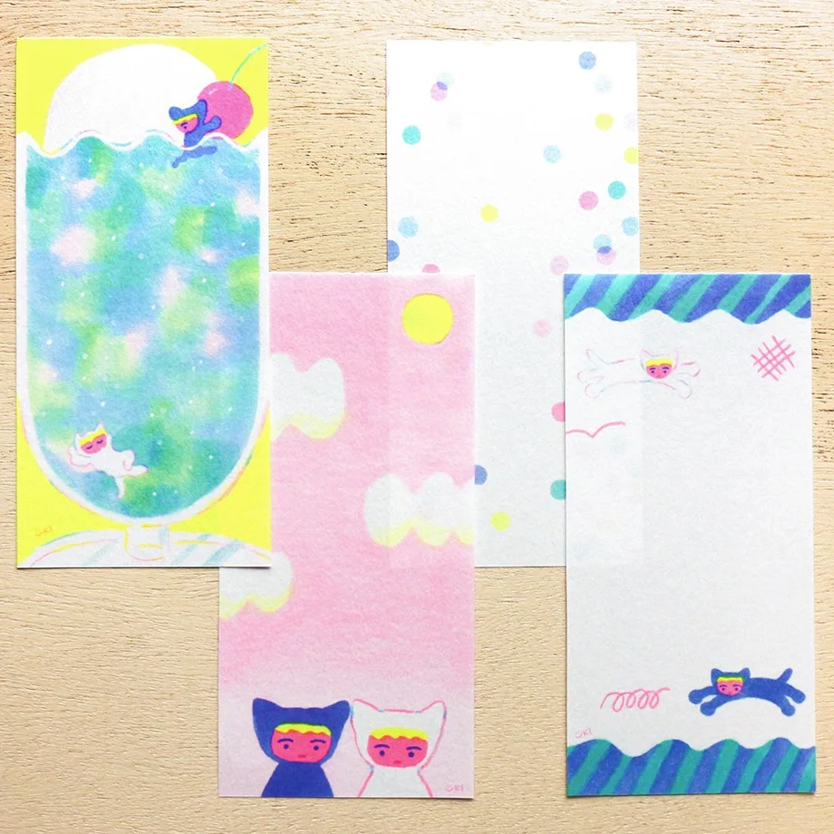 Mini Note Pad Series designed by Yuki Itoi - Neko