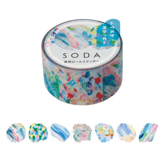 Hitotoki SODA Sticker Clear Tape Series - Enogu