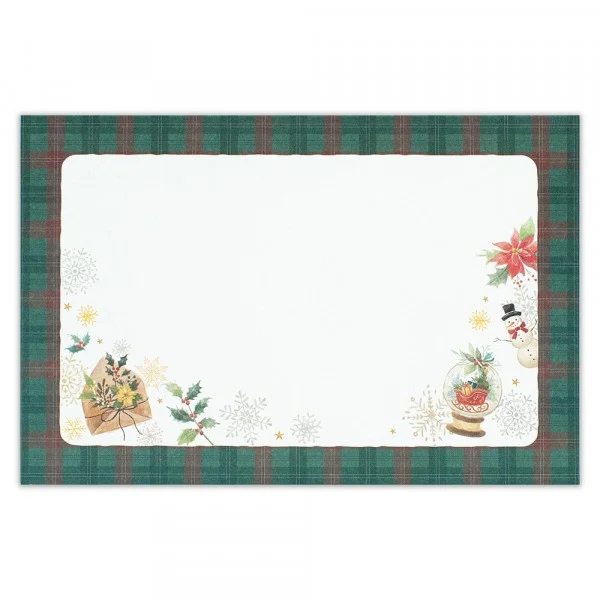 Mini Die-cut Letter Writing Set Autumn Series - Winter Happiness