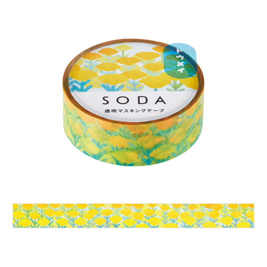 Hitotoki SODA Clear Tape Series - Safflower