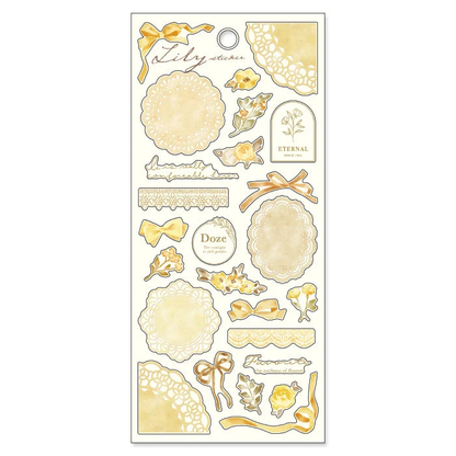 Lily Sticker Series- Chrome Yellow