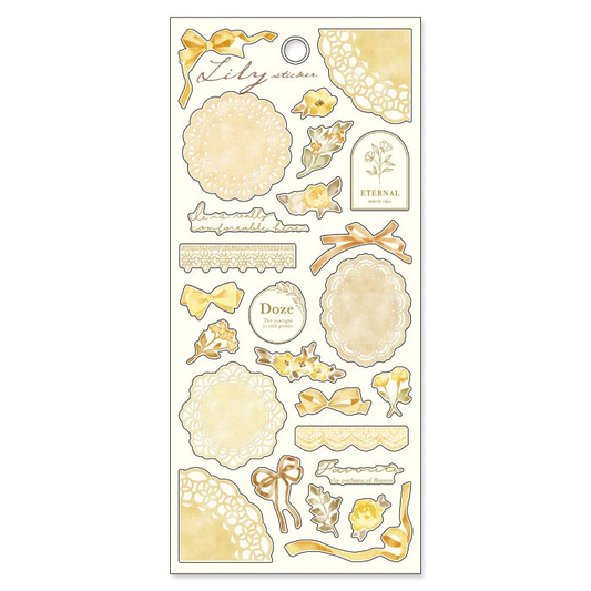 Lily Sticker Series- Chrome Yellow