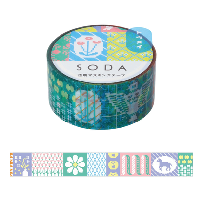 Hitotoki SODA Clear Tape Series - Retro