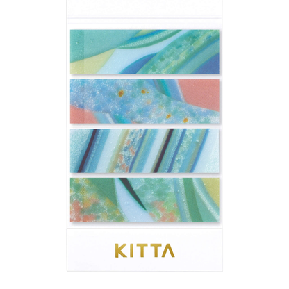 Hitotoki KITTA Clear Series PET Portable Sticker - Glass