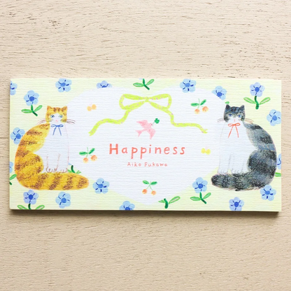 Mini Note Pad Series designed by Aiko Fukawa - Happiness