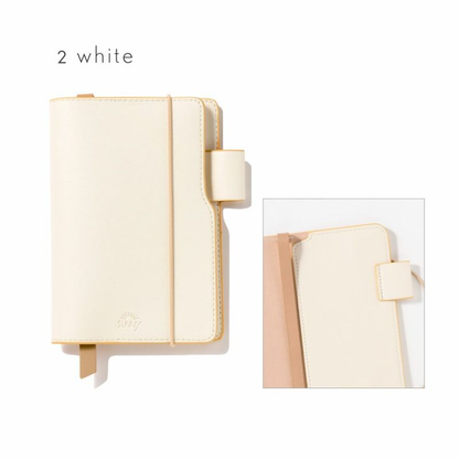 SUNNY Light Notebook A6 Slim size Diary  Planner free monthly - White