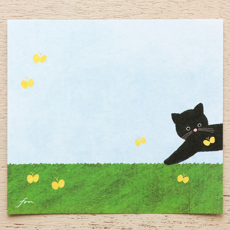 Memo Pad Series designed by Mariko Fukuoka - Meow