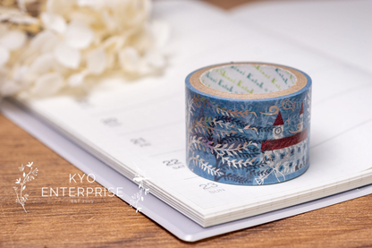 Kenji Miyazawa's Theater Series Silver Foil Washi Tape - Kaze no Matasaburo